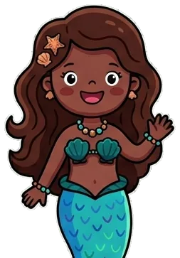 Mimmaid with brown hair