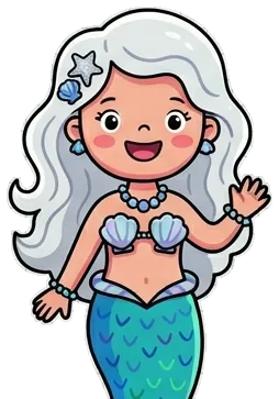 Silver-haired mimmaid